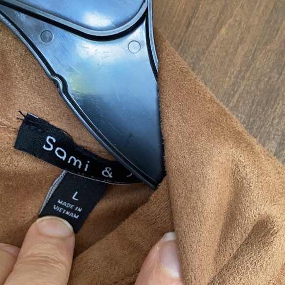 Sami & Jo camel colored collared dress size L - Picture 11 of 17